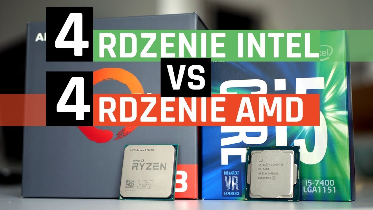 TEST Ryzen 3 1300X vs i5-7400 - tanie cztery rdzenie!