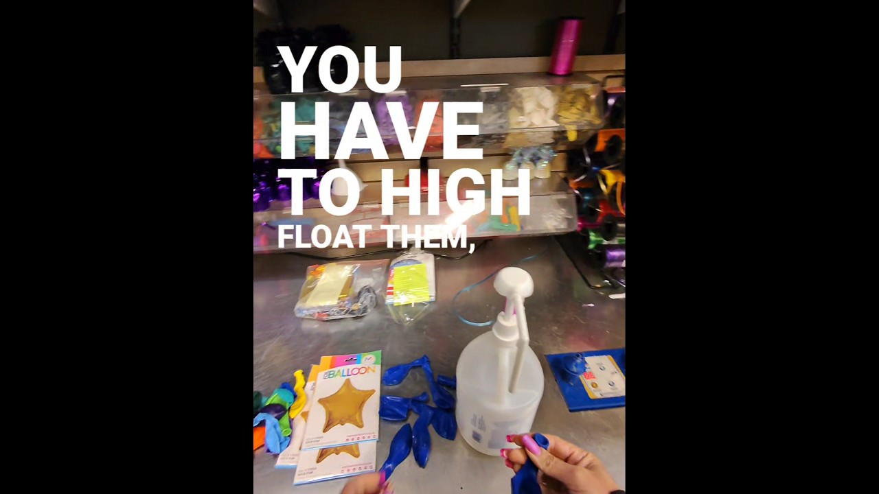 How to High-Float a Latex Balloon