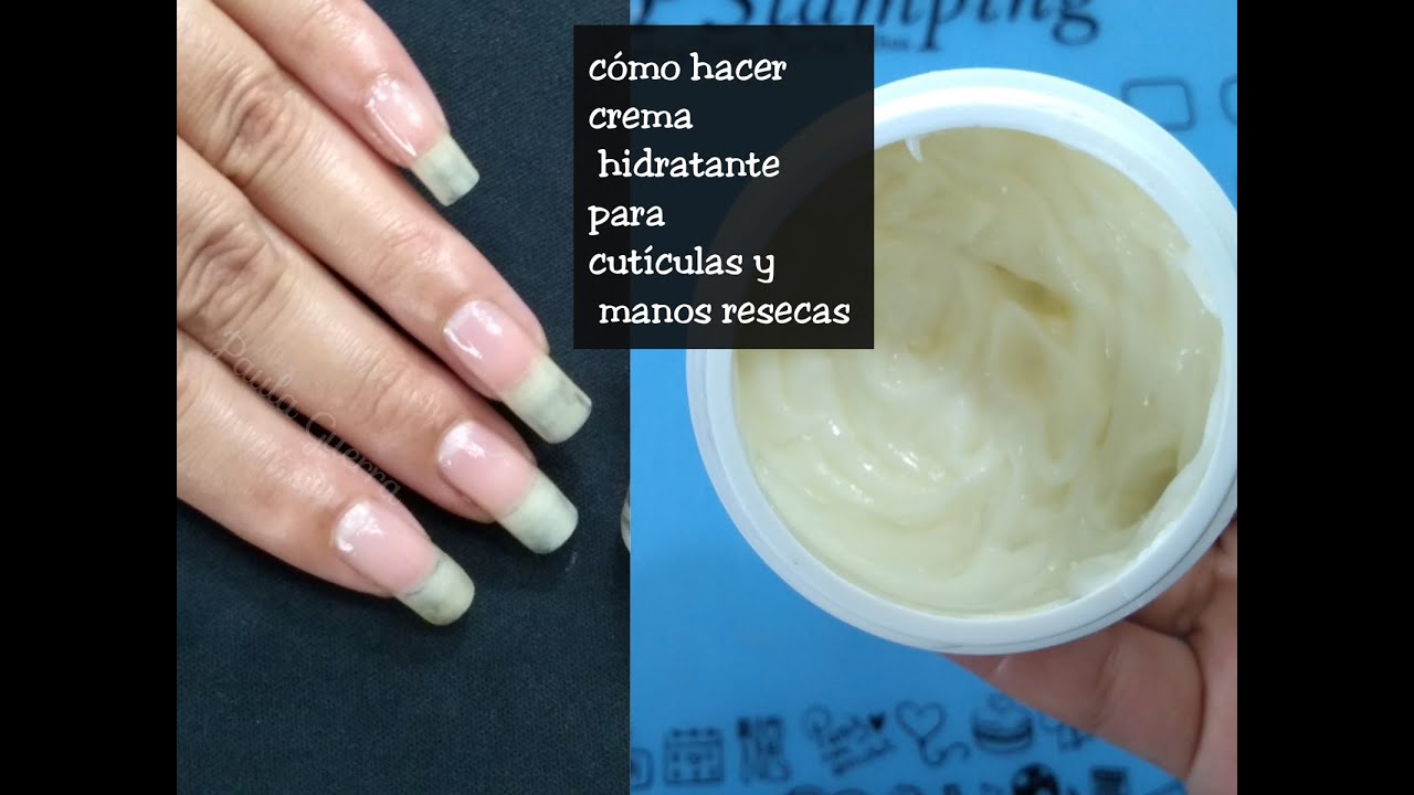 CÓMO HACER CREMA HIDRATANTE PARA CUTÍCULAS Y MANOS RESECAS
