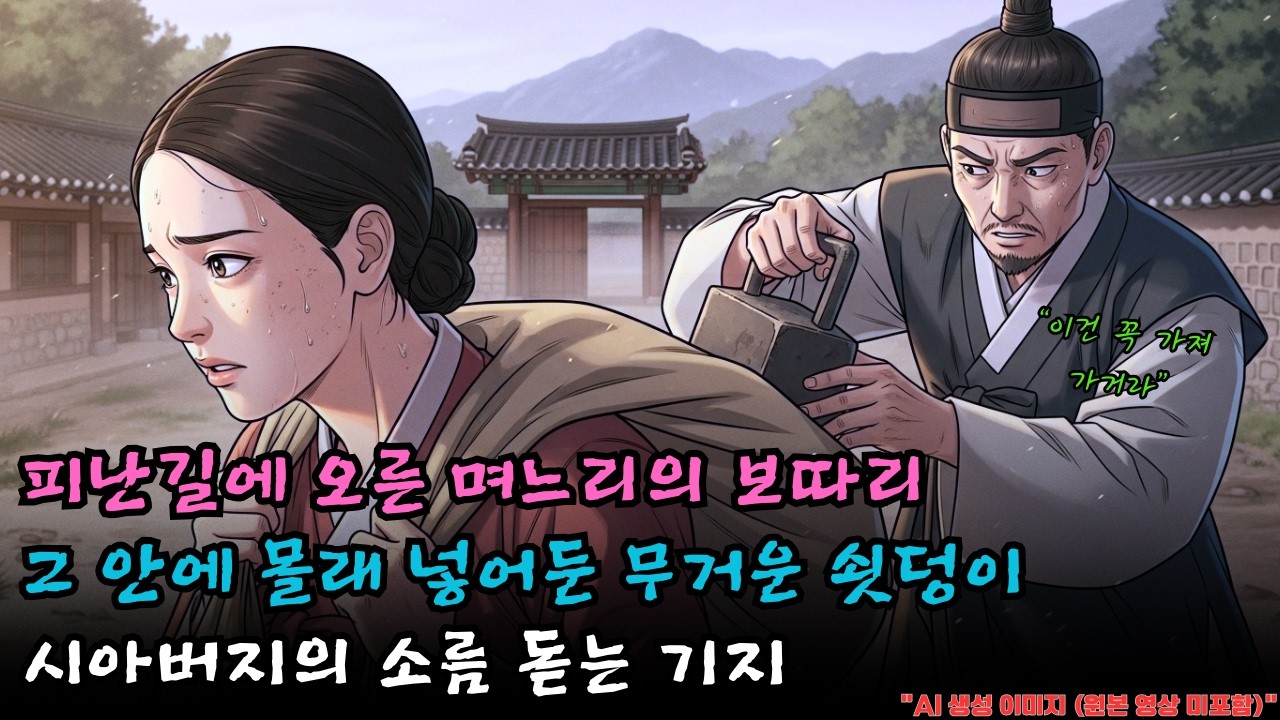 피난길 며느리 보따리에 무거운 쇳덩이를 몰래 넣은 시아버지의 소름 돋는 기지(機智) | 야담 · 설화 | 오디오북