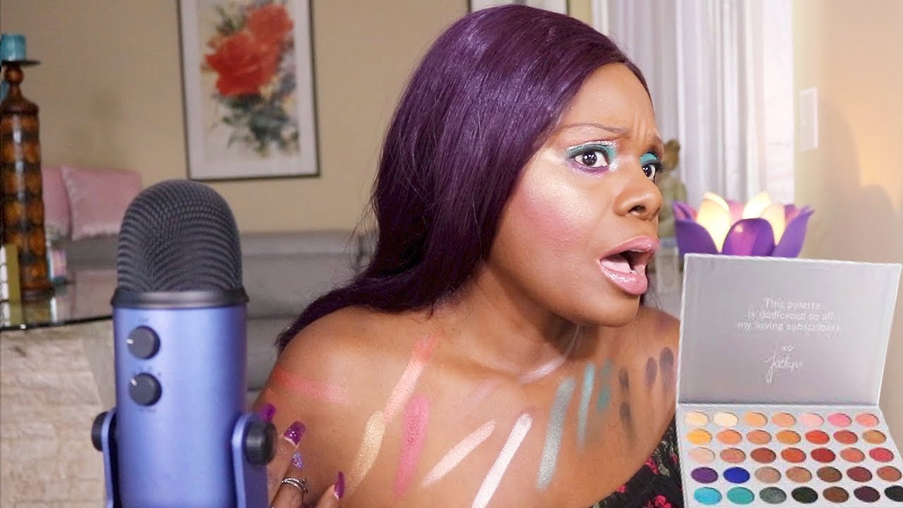 Eyeshadow Swatches Jaclyn Hill Unboxing ASMR