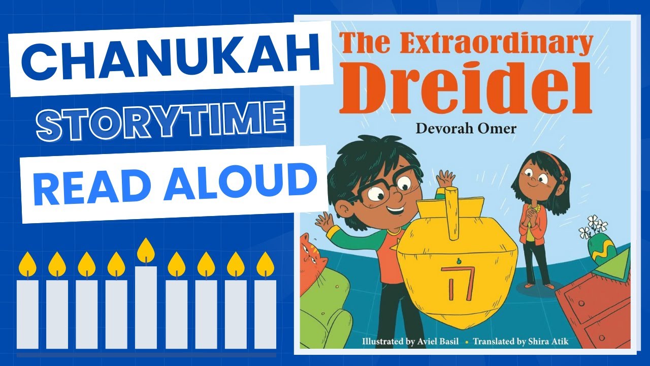 Hanukkah Storytime, Chanukah Read Aloud, Extraordinary Dreidel, Green Bean Books!