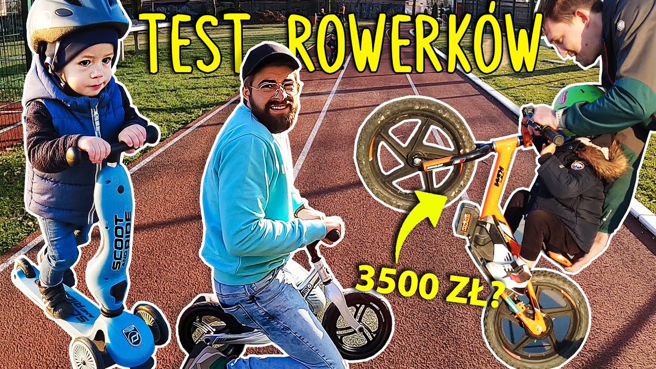 TEST JEŹDZIKÓW DLA DZIECI *elektryczny KTM *scoot and ride* Movino*