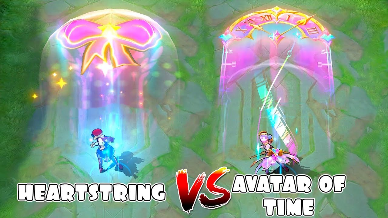 Angela Avatar of Time VS Heartstring Sanrio Skin Comparison