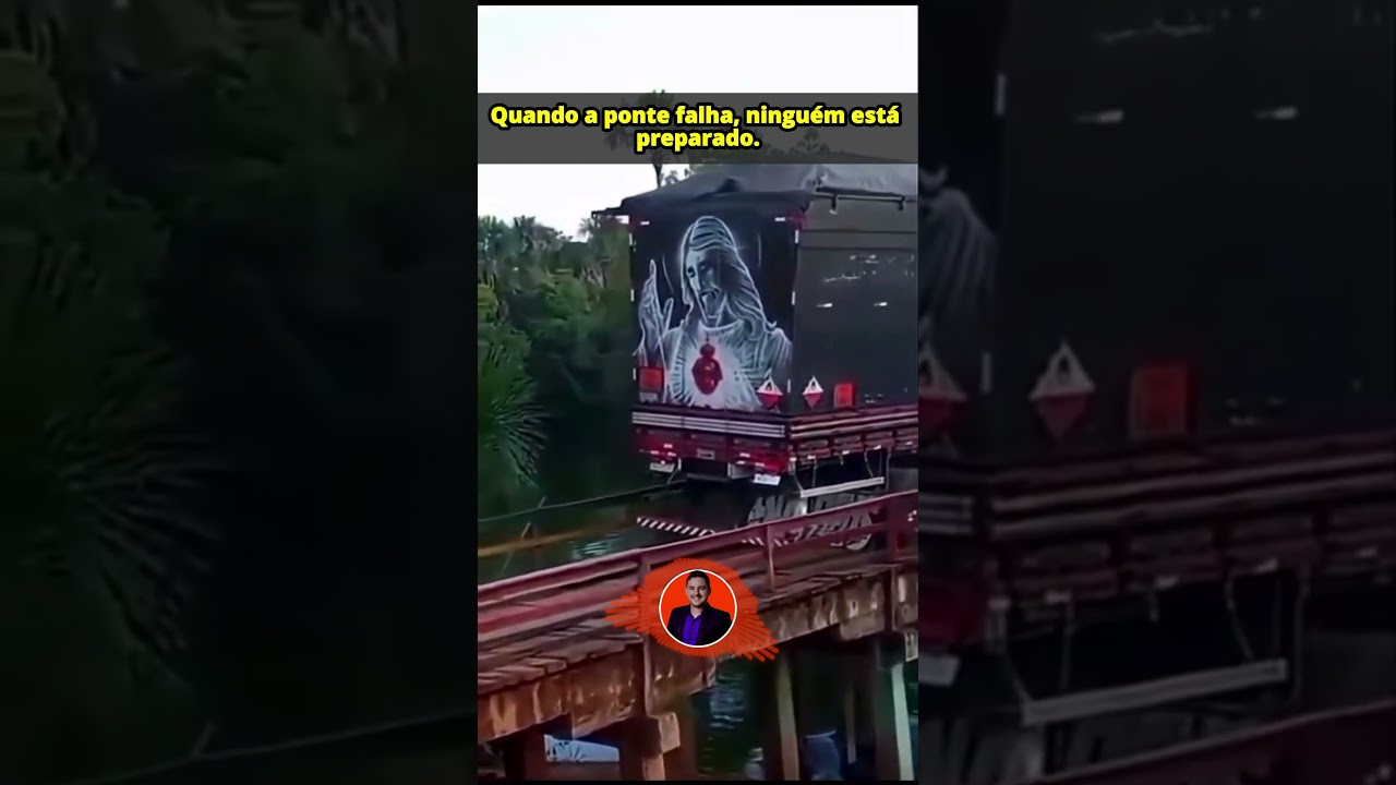 Ponte Cede e Caminhão Desaba — Queda de Até 6 Metros!