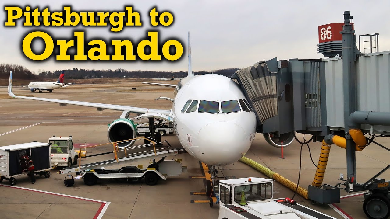 Full Flight: Frontier Airlines A321 Pittsburgh to Orlando (PIT-MCO)