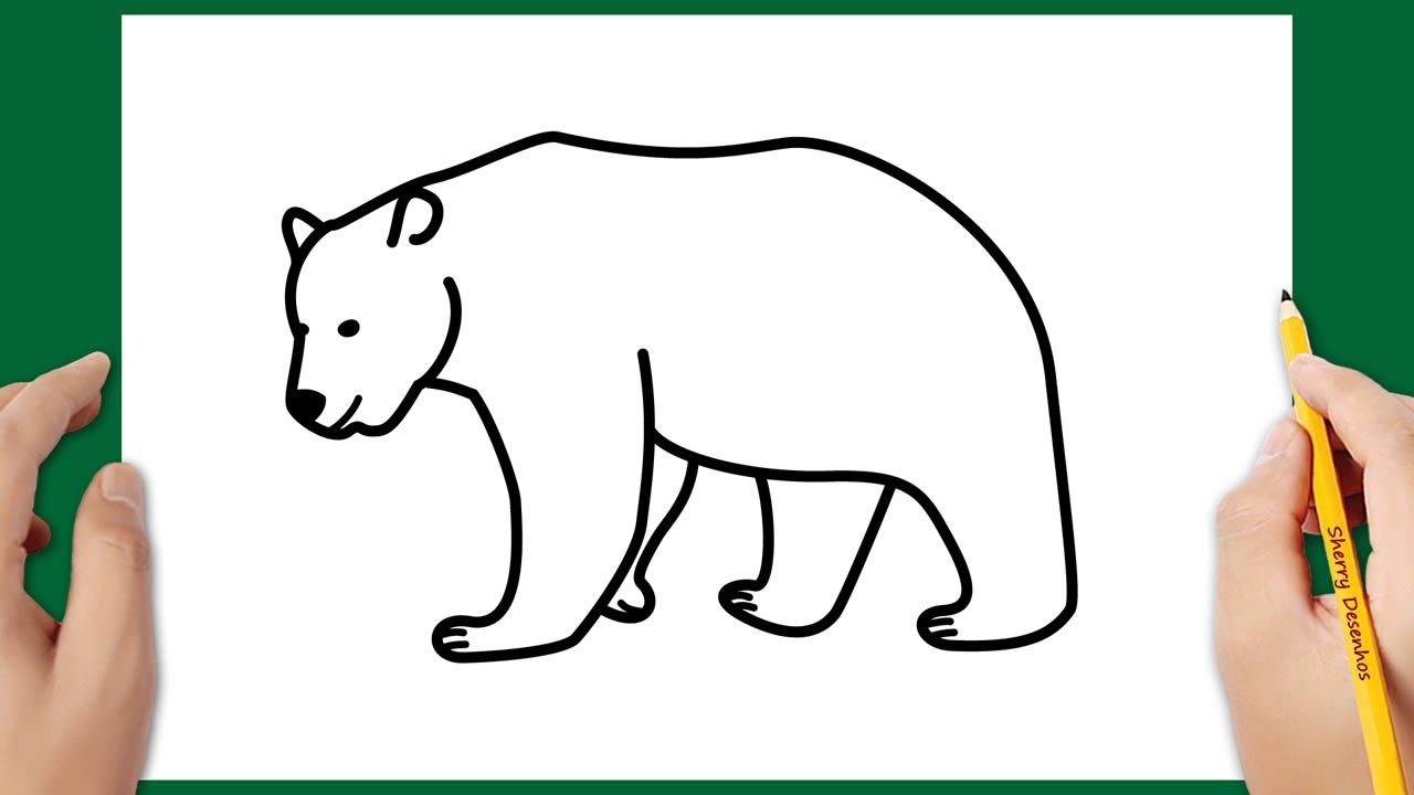 COMO DESENHAR UM URSO FÁCIL