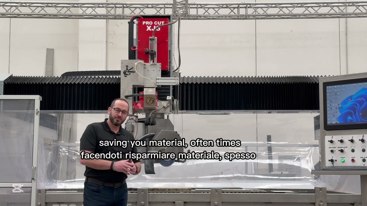 Helios ProCut XJ5 the complete cutting solution for #countertop  fabrication #cnc #waterjet