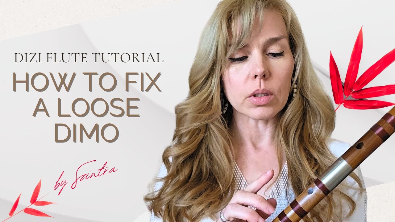 HOW TO FIX A LOOSE DIMO Dizi Flute Tutorial by SZINTRA#dizi #flutetutorial #chineseflute