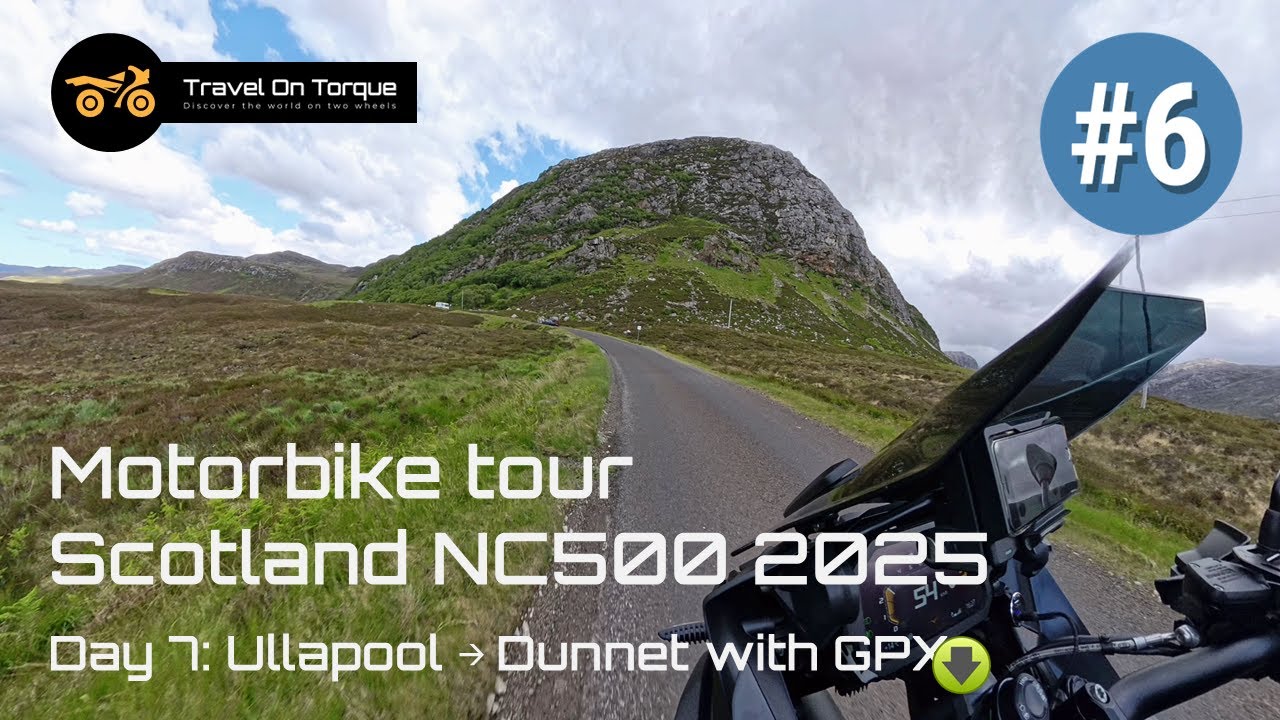 Motorbike tour Scotland NC500 2025 | Day 7: Ullapool → Dunnet (EP 6/9)