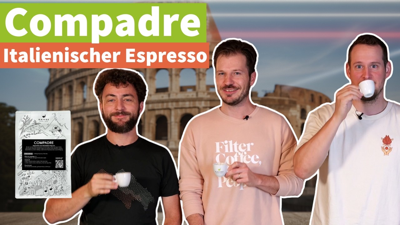 Compadre: Unser italienischer Espresso (50/50 Arabica/Robusta)
