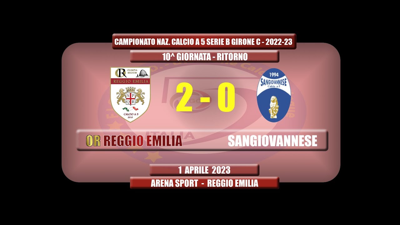 Highlights OR Reggio Emilia - Sangiovannese: 2-0  -  23^ giornata - 1 aprile 2023