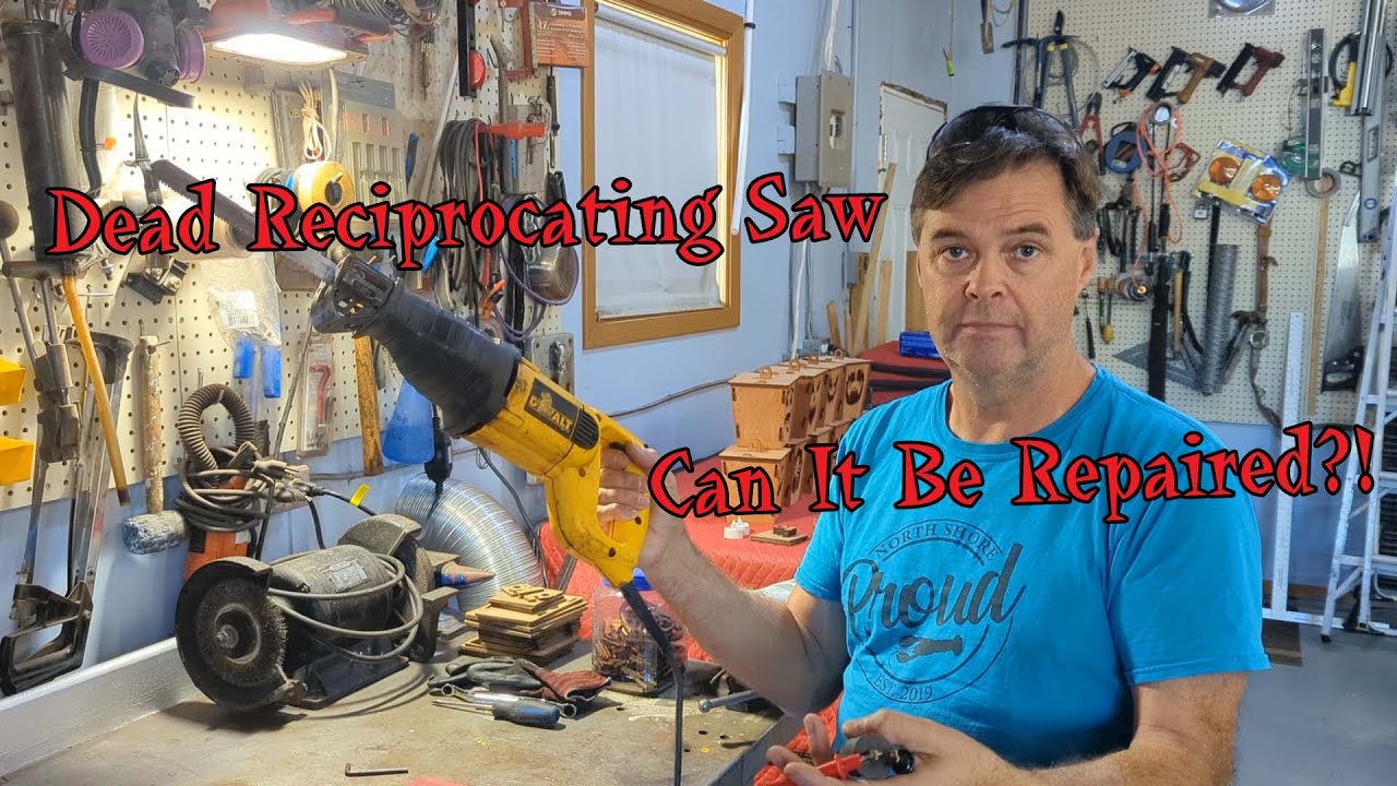 Неисправная сабельная пила Dewalt. Заработает ли она снова?! ☠ ☠ ☠