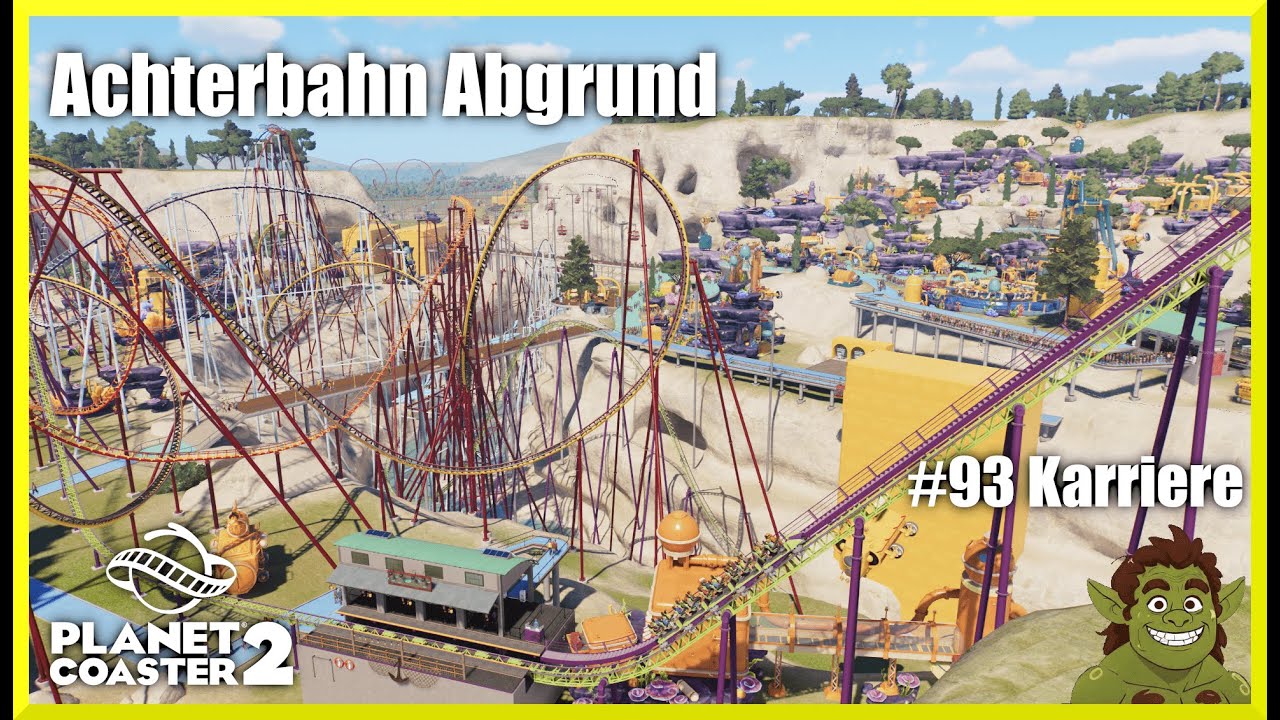 Planet Coaster 2 / Karriere #93 - Abschluss Achterbahn Abgrund