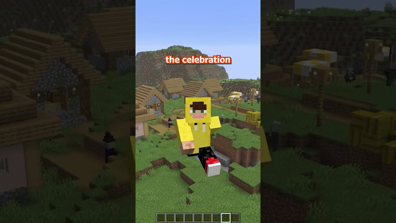 pillagers CELEBRATE when they win a raid in minecraft??? #minecraft
