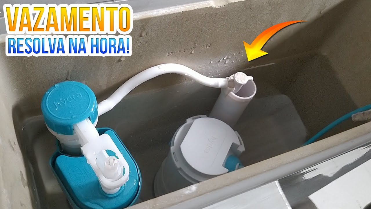 CAIXA ACOPLADA VAZANDO COMO CONSERTAR (Passo a Passo)