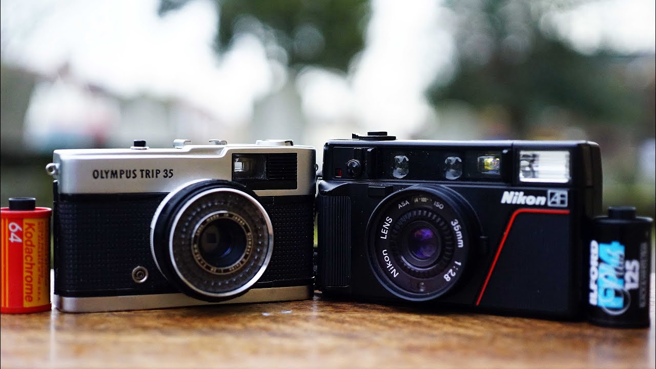 Small Camera - BIG Aperture! The Nikon L35 AF and Olympus Trip 35 - Reviewed!