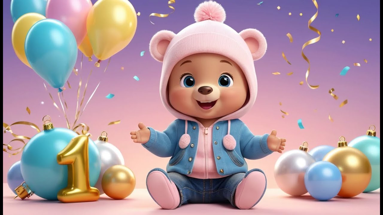 Little Bear’s New Year Countdown | Fun Action & Learning Video for Toddlers