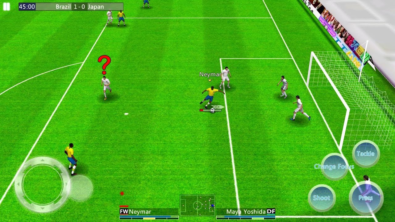 Winner Soccer Evo Elite - Бразилия Япония 6-0! Футбольная игра Android геймплей