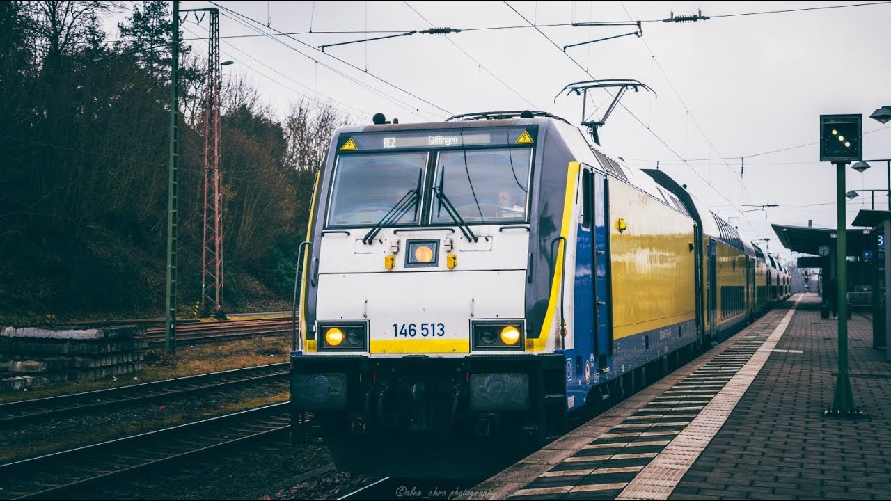 Metronom & BR146-05 in Kreinsen | Feb 2025 [4K]