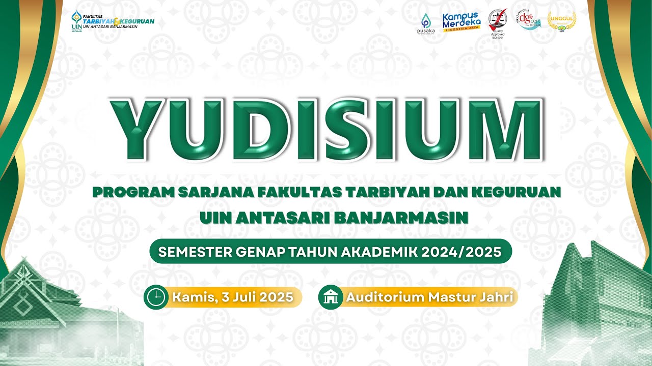 Yudisium Program Sarjana TA Semester Genap 2024/2025 FTK UIN Antasari Banjarmasin