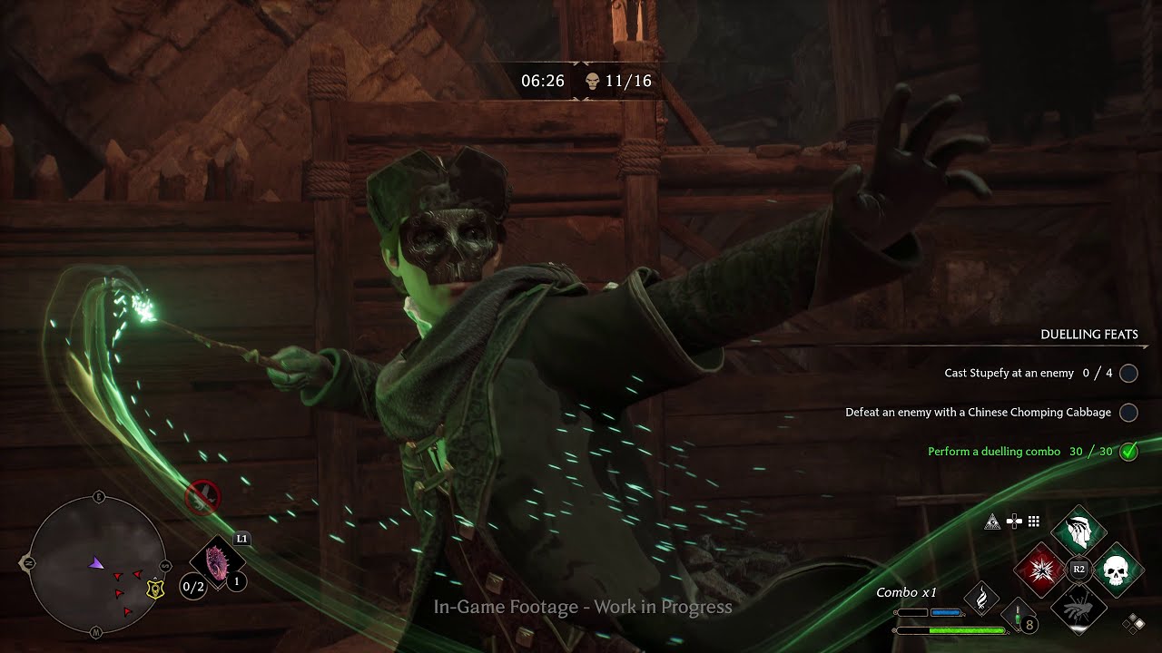 Hogwarts Legacy - Combat Dark Arts Battle Arena Gameplay