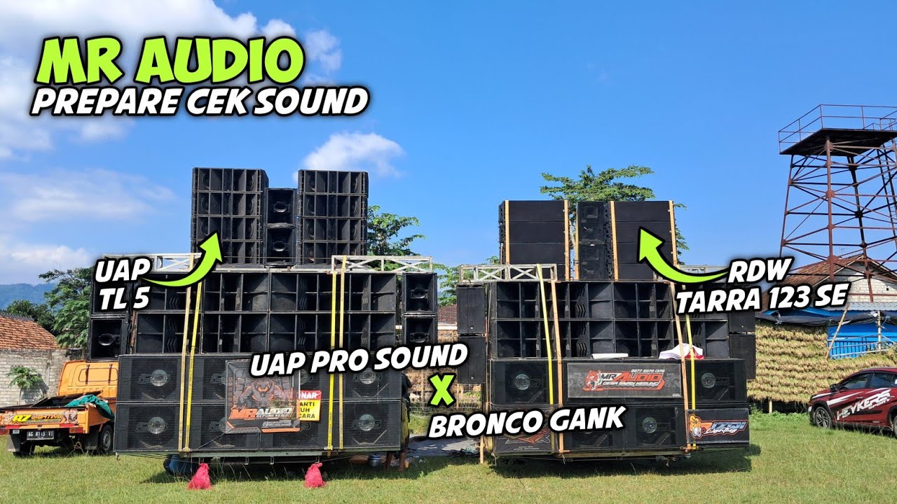 MR AUDIO SIAPKAN AMUNISI SEBELUM KARNAVAL SIMAN KEPUNG KEDIRI