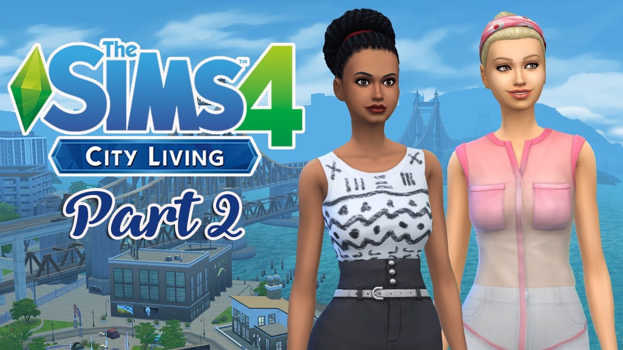 The Sims 4 City Living Let's play ( Part 2) Humor And Hijinks Festival