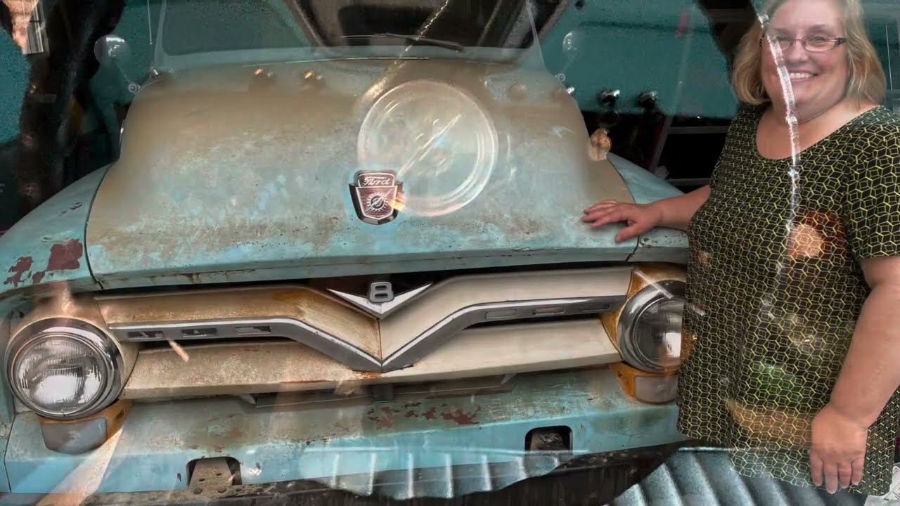 1955 Ford F100 from Barnfind to Beauty #classictrucks  #trucks 