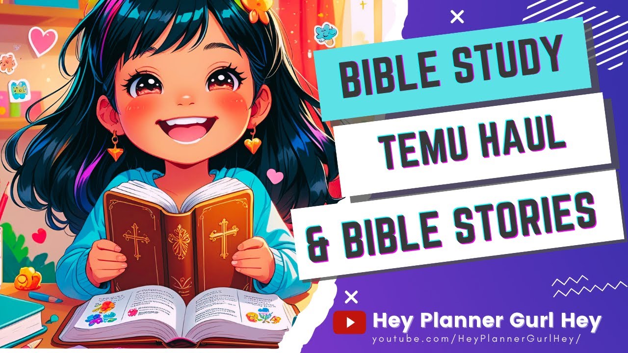 💜HAUL: Temu and Bible Stories Books 💜  June 7, 2025