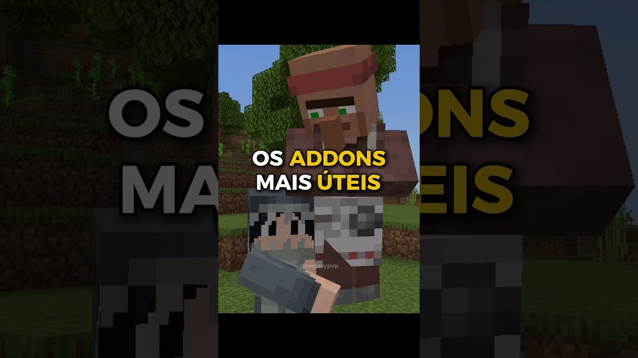 ADDONS &Uacute;TEIS PARA O SEU MINECRAFT BEDROCK 1.21+! #minecraft #addon