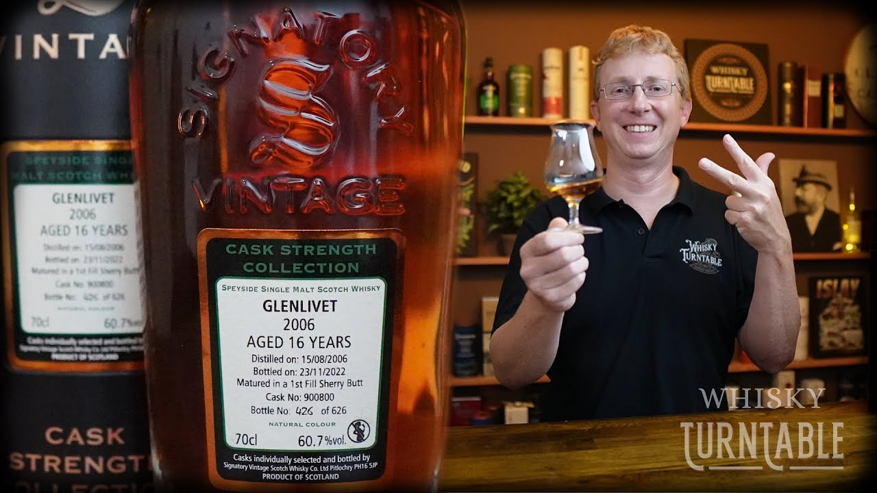 Glenlivet - Signatory - Single Cask 16 Jahre First Fill Sherry Butt 60,7 % Vol. (3 von 3)