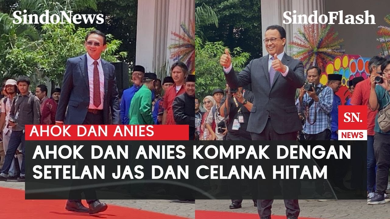 Pramono-Doel Resmi Jadi Gubernur Jakarta, Ahok dan Anies Menyambut | Sindo Flash