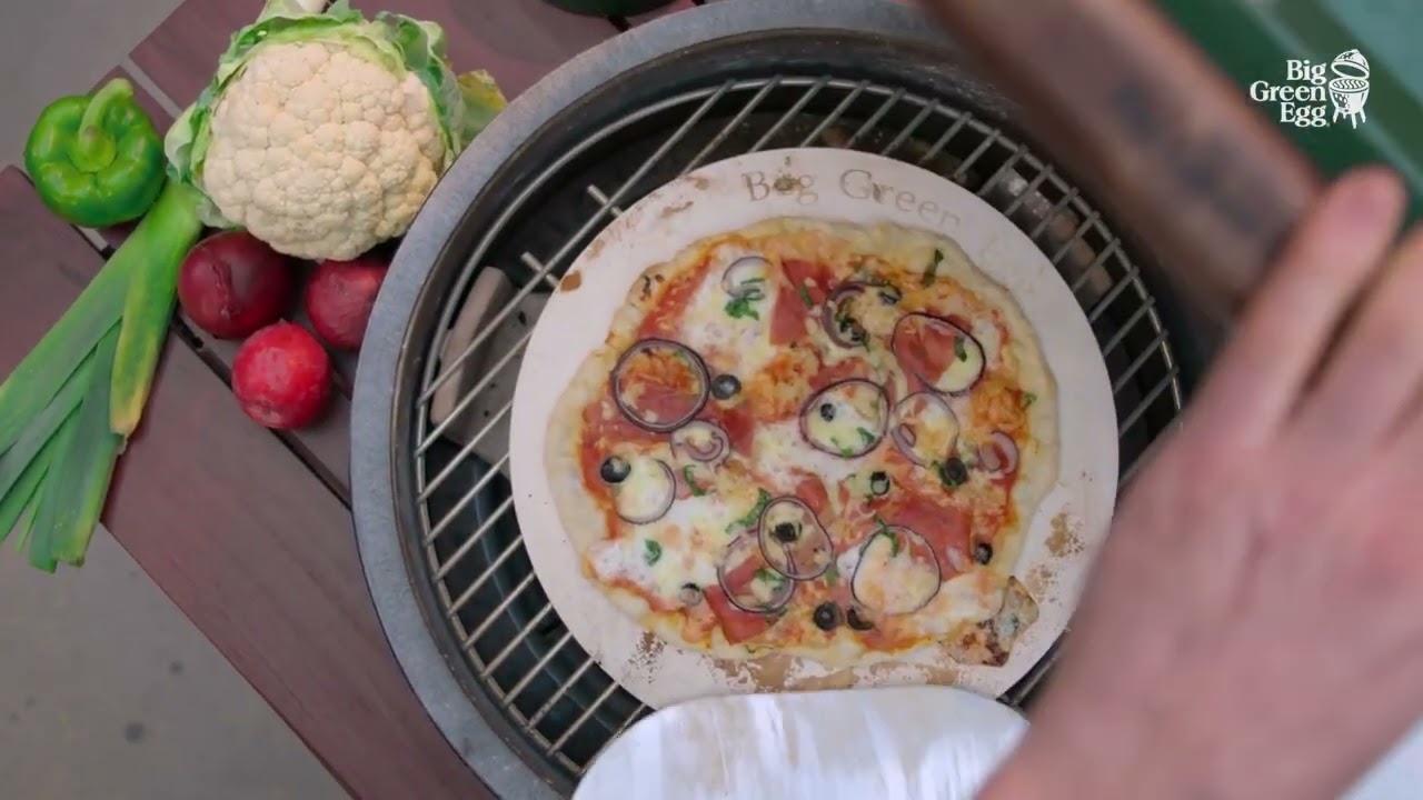 Werken met de Pizzasteen - Big Green Egg instructies