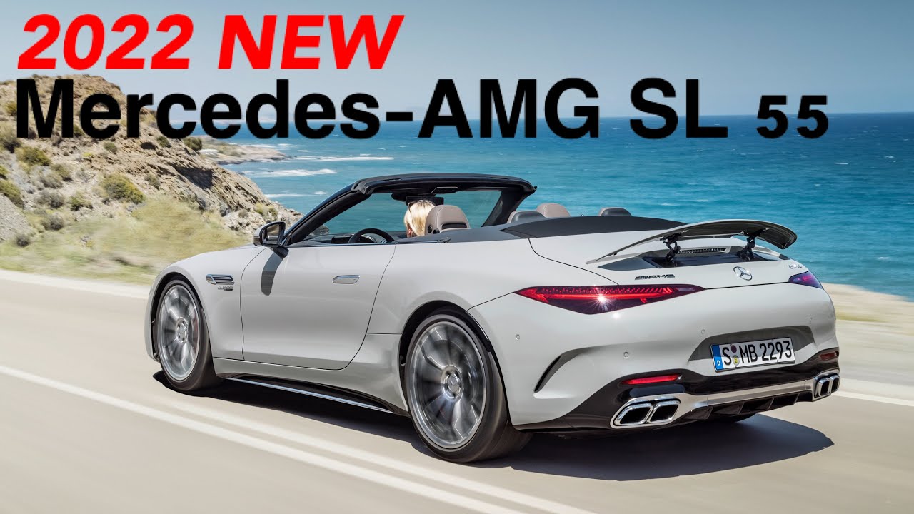 2022 New Mercedes-AMG SL 55 4MATIC+ | Interior, Exterior and Driving Footage