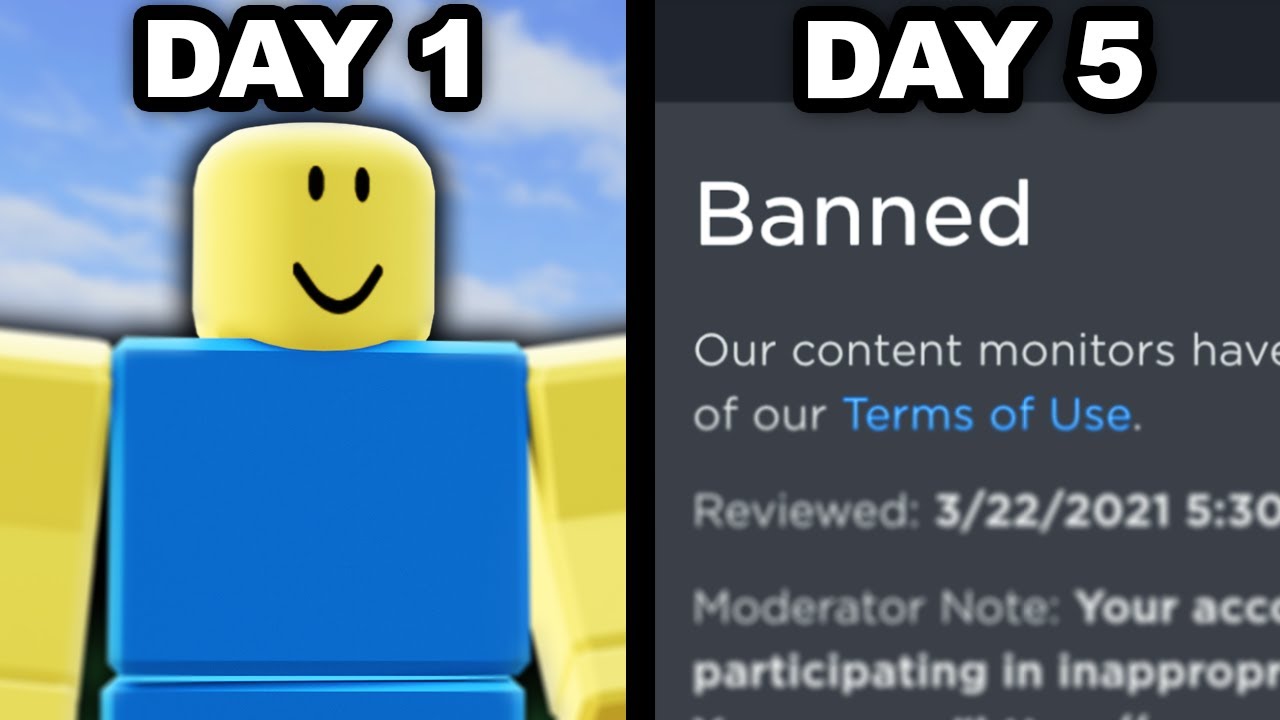 Waiting to Get Banned From Roblox