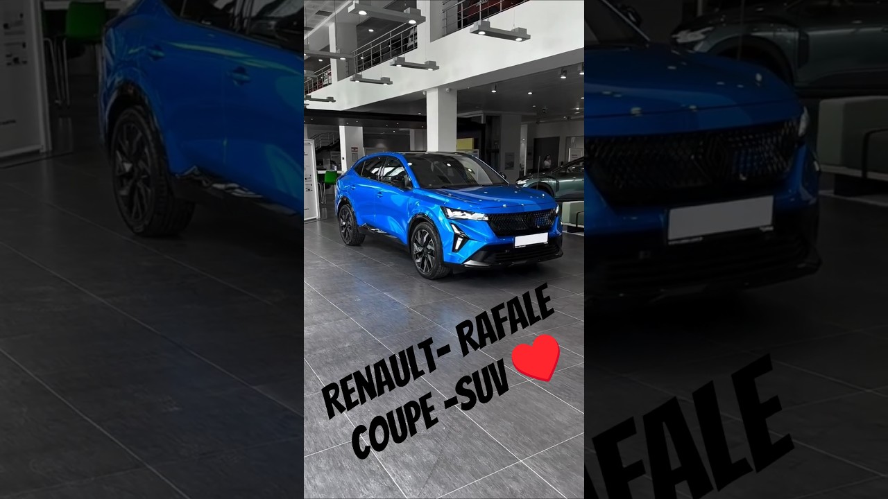 The Renault Rafale  upcoming 2026 Coupe SUV 