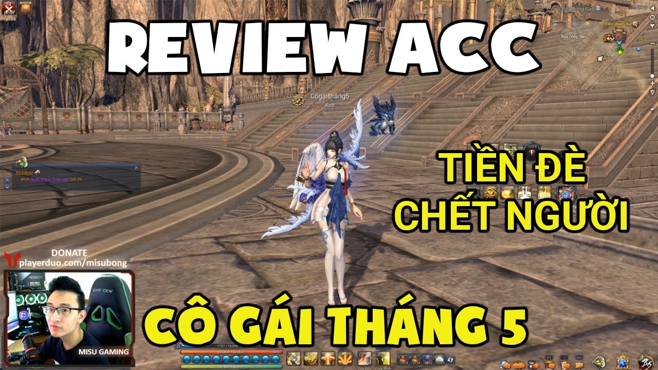 Blade & Soul | Review Acc Đại Gia Cô Gái Tháng 5 - Thế Nào Là Nhiều Tiền??? | Misu Gaming