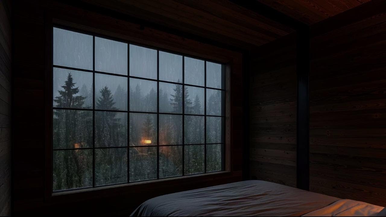 Calm Piano Music with Gentle Rain Sounds for Deep Sleep and Complete Mental Relaxation