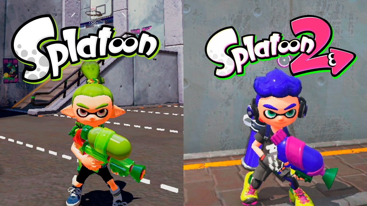 Splatoon VS Splatoon 2 | Graphics Evolution | Comparativa
