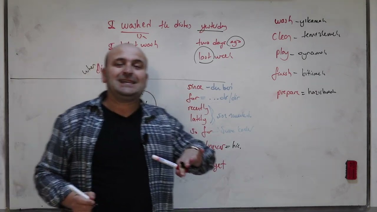 Past simple & Perfect perfect (geçmişte yaptım&yakın zaman da yaptım (Ders 31)