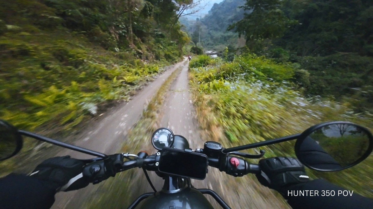 Royal Enfield Hunter 350 | Off-Road POV Ride