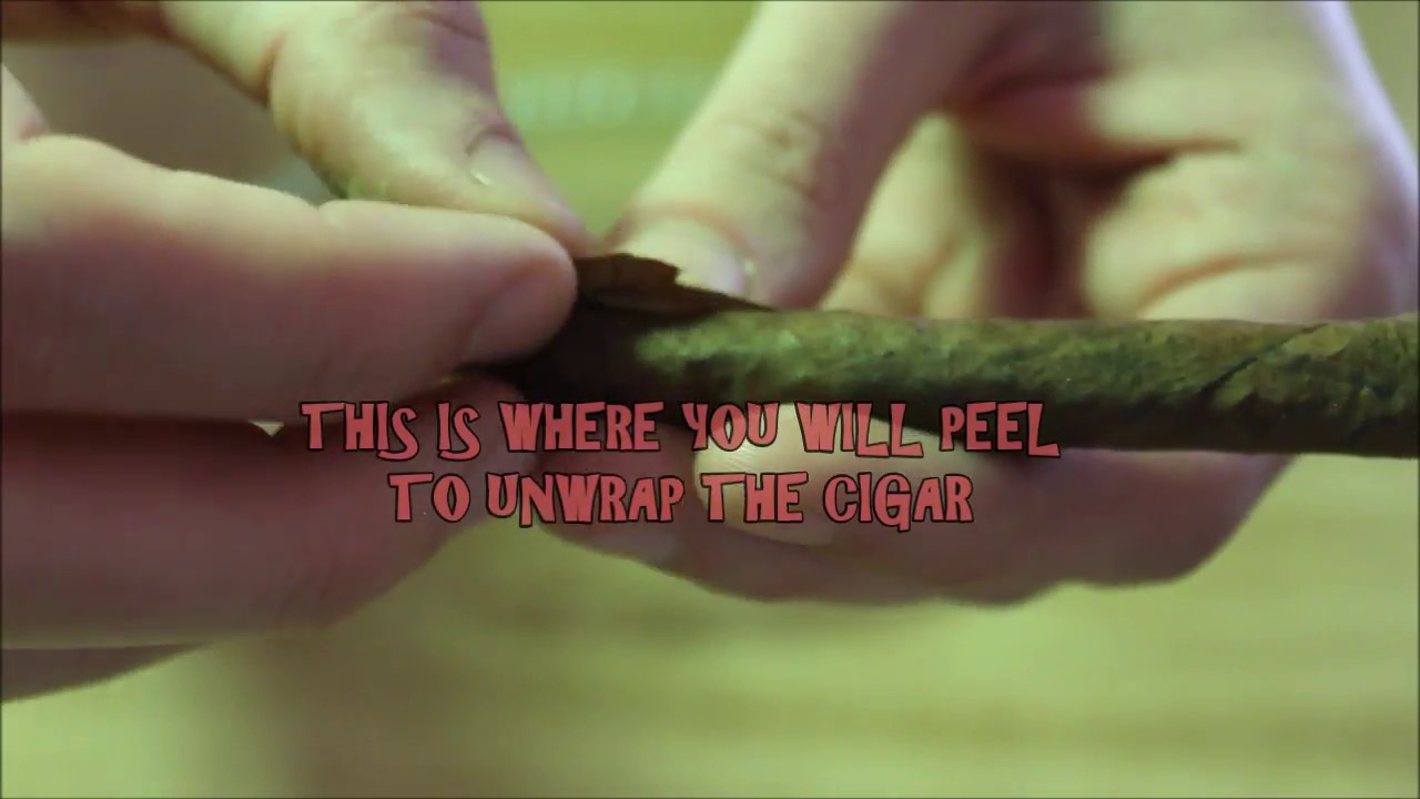 How to Roll a Backwoods Blunt or tobacco leaf. Best quick tutorial!