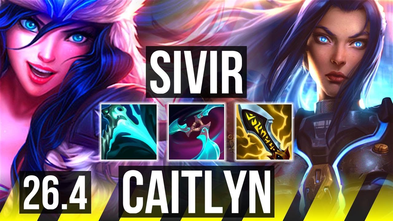 SIVIR & Blitzcrank vs CAITLYN & Morgana (ADC) | Good KDA: 14/1/7 | KR Master | 26.4