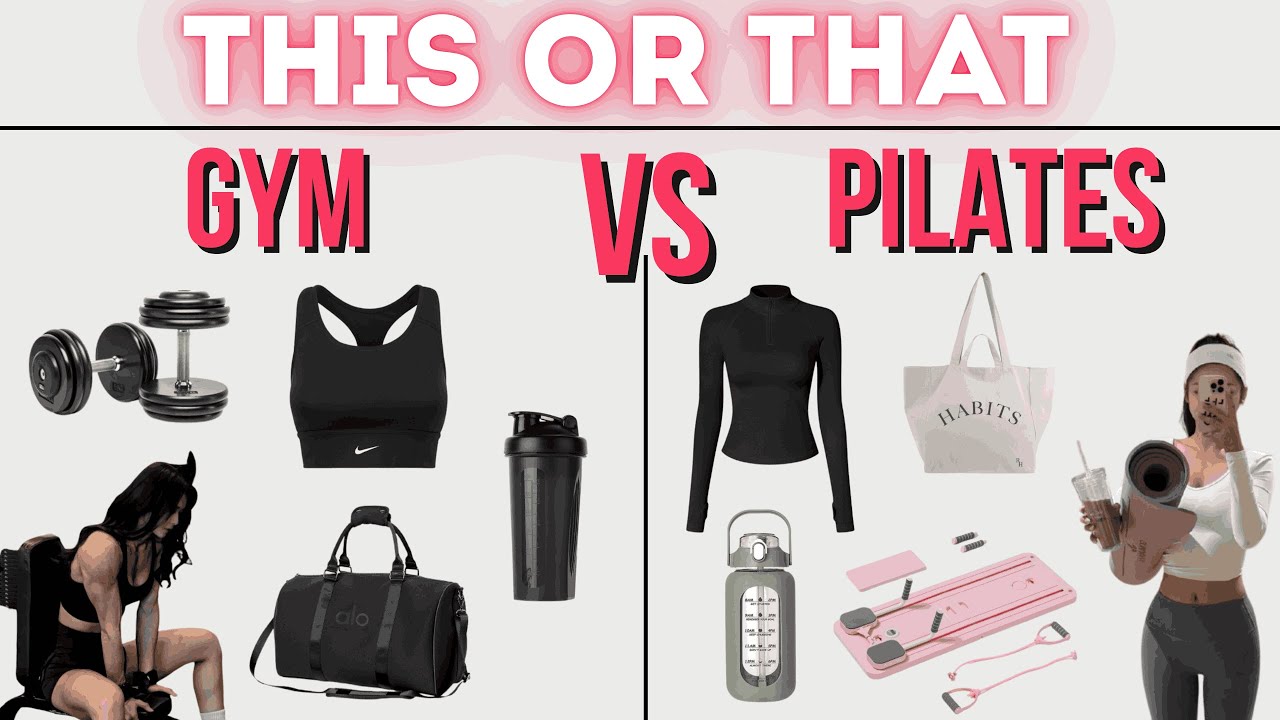 THIS OR THAT 💪🧘‍♀️ Gym Girl vs Pilates Girl | Pick Your Fitness Aesthetic ✨