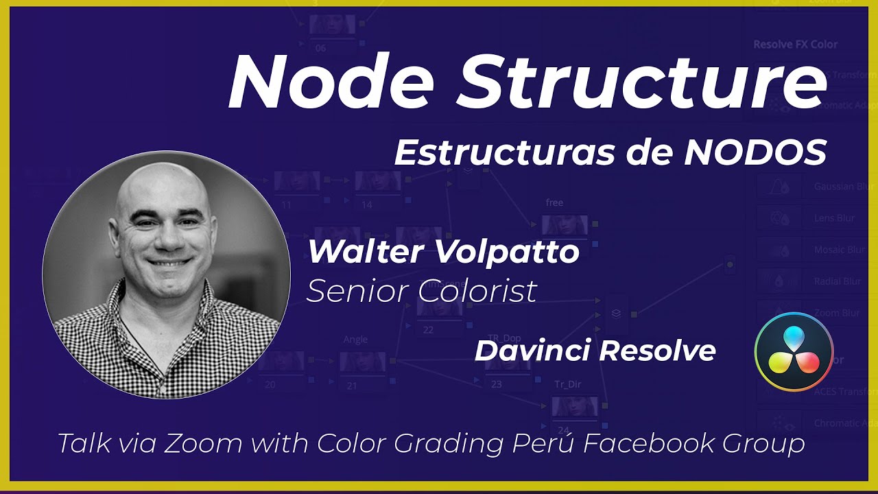 🚩 Walter Volpattto -  Node Structure in  Davinci Resolve