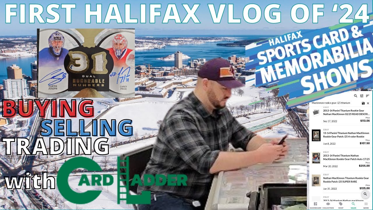 FIRST HALIFAX SPORTS CARD SHOW VLOG OF 2024 - BUYING, SELLING AND TRADING HOCKEY CARDS