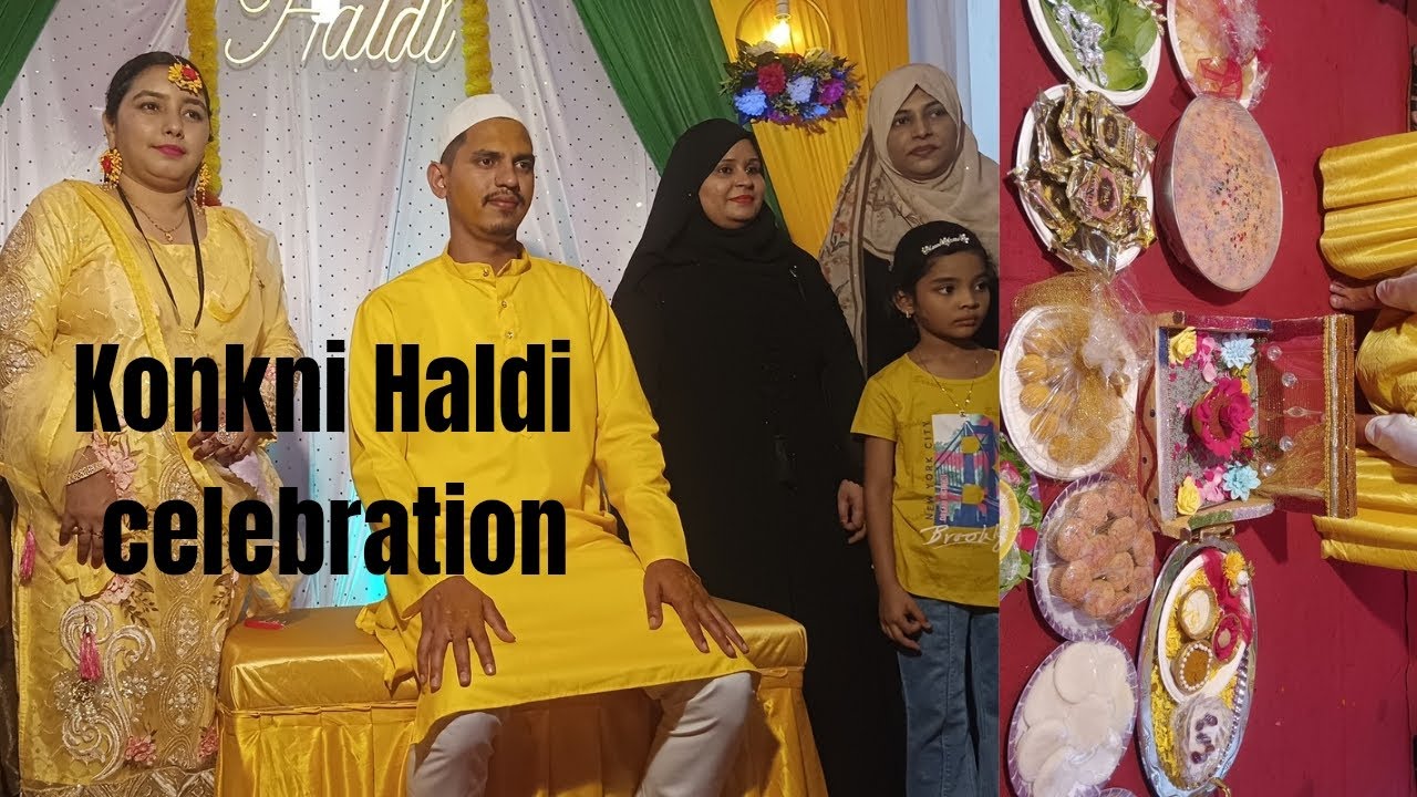 Konkni Haldi Celebration || Konkani Shaadi haldi Function | रत्नागिरी हल्दी समारोह #haldi #trending