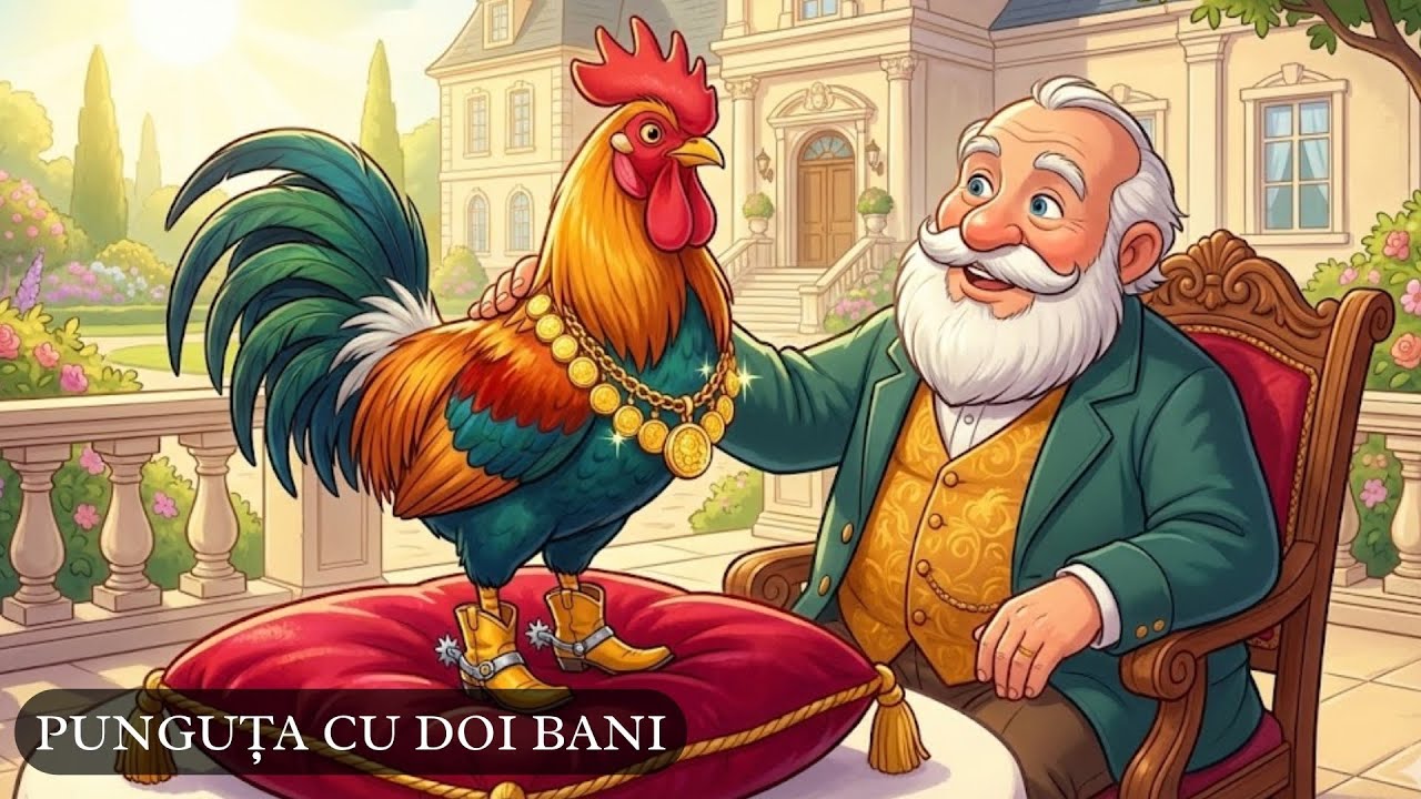 PUNGUȚA CU DOI BANI | Aventura Magică a Cocoșului Năzdrăvan | Poveste pentru copii de ION CREANGĂ