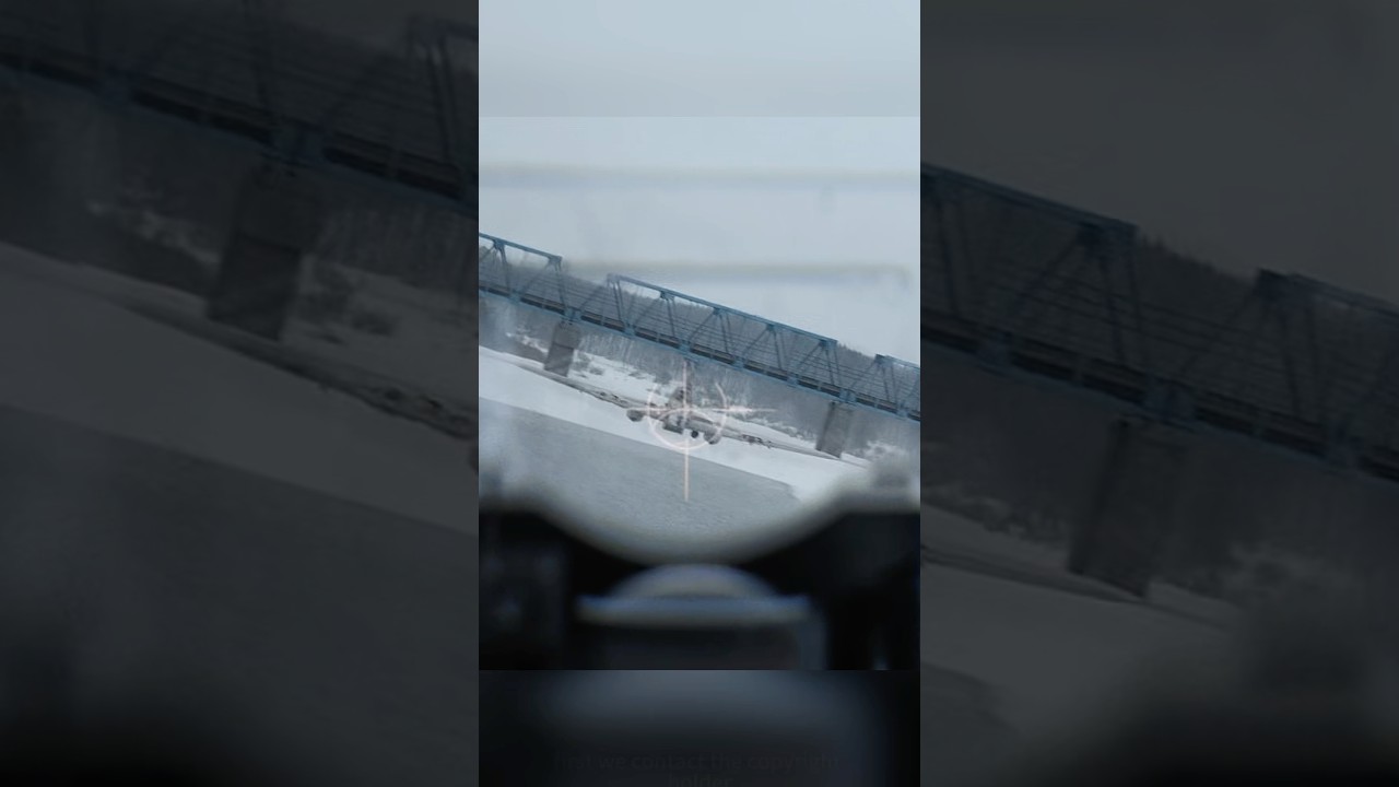Soviet Pilot Uses Smoke to Crash German Fighter Into Bridge